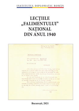 „Falimentului” Național Din Anul 1940