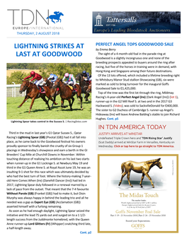 Lightning Strikes at Last at Goodwood Cont