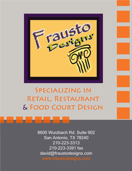 Specializing in Retail, Restaurant & Food Court Design