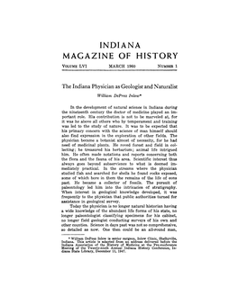 Indiana Magazine of History