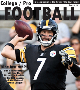 One Last Run? Ben Roethlisberger Will Lead the Pittsburgh Steelers in His 18Th Season with the National Football League 2 – the DERRICK