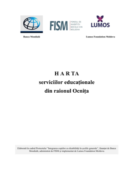 H a R TA Serviciilor Educaționale Din Raionul Ocnița