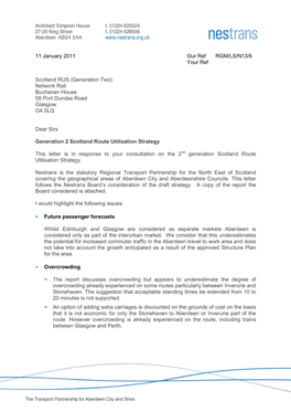 Generation 2 Scotland Route Utilisation Strategy