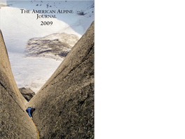 The American Alpine Journal 2009 2009 Volume 51 I Ssue 83
