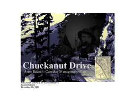 2003 Chuckanut Drive State Route 11 Corridor Management Plan