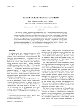 Eastern North Pacific Hurricane Season of 2008