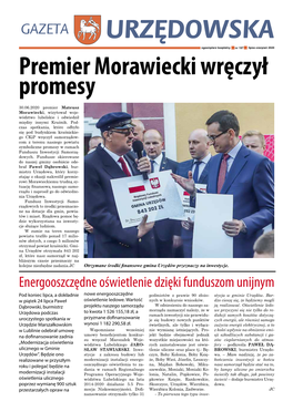 Premier Morawiecki Wręczył Promesy