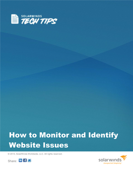 How to Monitor and Identify Website Issues