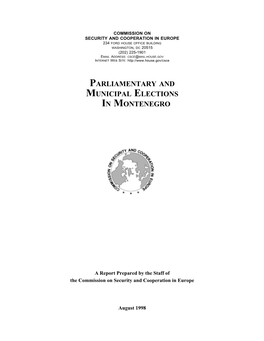 1998 Montenegro Elections.Pdf