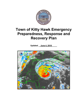 Town of Kitty Hawk Emergency Preparedness, Response and Recovery Plan