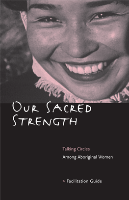 Talking Circles Among Aboriginal Women > Facilitation Guide