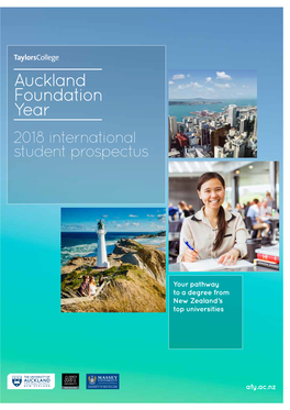 Auckland Foundation Year Brochure 2019