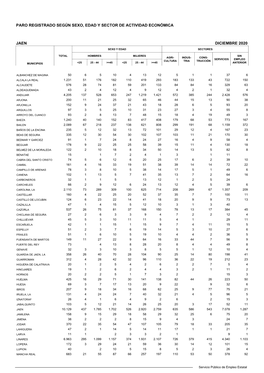 Jaen Diciembre 2020 Sexo Y Edad Sectores