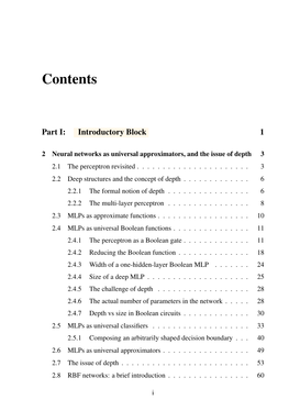 Neural Networks As Universal Approximators, and the Issue of Depth 3 2.1 the Perceptron Revisited