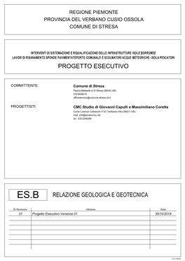 Relazione Geologica E Geotecnica