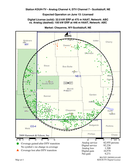 CO-4 NE-3 SD WY ©2009 Hammett & Edison, Inc. Station KDUH-TV