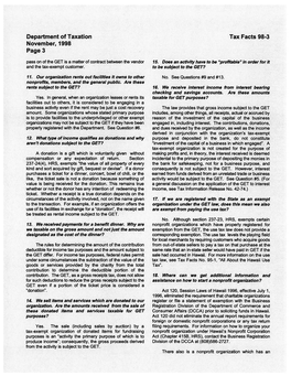 Department of Taxation November, 1998 Page3 Tax Facts 98-3