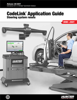 Codelink® Application Guide Steering System Resets 1996 – 2021
