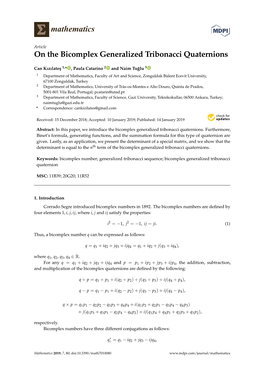 On the Bicomplex Generalized Tribonacci Quaternions