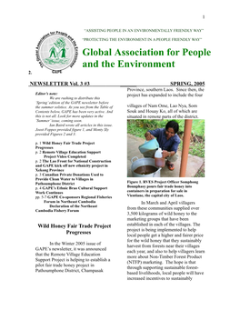 GAPE Newsletter-Vol. 3 #3-Spring 2005.Doc