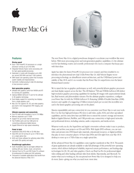 Power Mac G4
