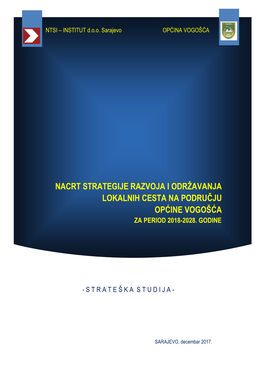 Izrada Strategije Razvoja I Održavanja Javnih Cesta Na