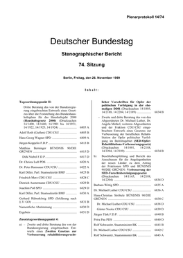 Matthias Berninger BÜNDNIS 90/DIE (Drucksachen 14/1001, 14/2188, GRÜNEN