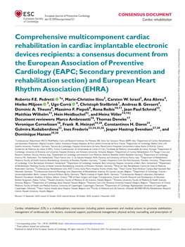 Comprehensive Multicomponent Cardiac Rehabilitation