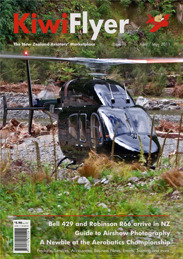 Bell 429 and Robinson R66 Arrive in NZ Guide to Airshow Photography