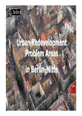 Urban Redevelopment Problem Areas in Berlin-Mitte