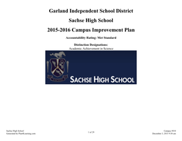 Improvement Plan