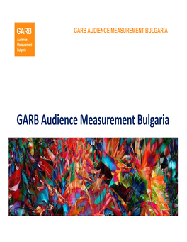 Garb Audience Measurement Bulgaria