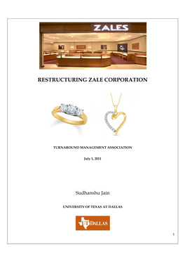 Restructuring Zale Corporation