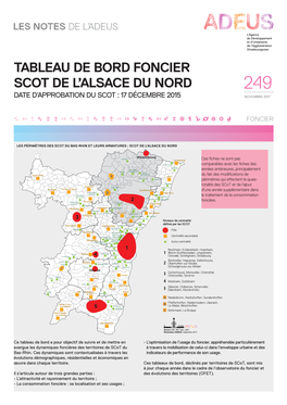 Tableau De Bord Foncier Scot De L'alsace Du Nord