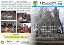 Z Życia Gminy Z Życia Gminy