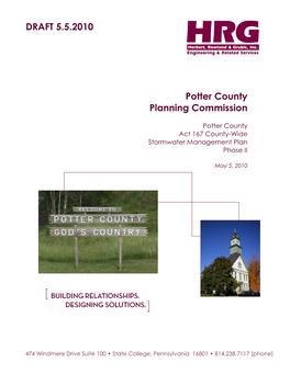 Potter County Act 167 Plan 1