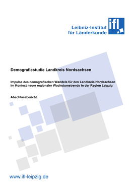 Demografiestudie Landkreis Nordsachsen