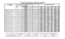 Flower and Bedding Guide for the Low Desert