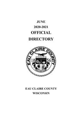 June 2020-2021 Official Directory