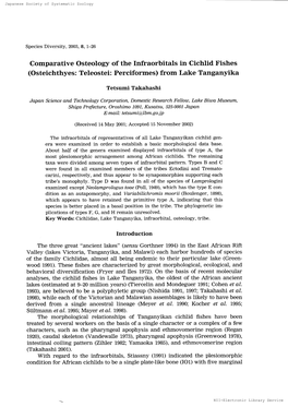 (Osteichthyes: Teleostei:Ofperciformes) from Lake Tanganyika