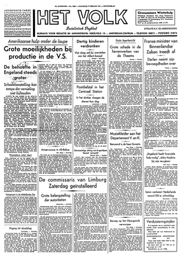 Het Volk : Dagblad Voor De Arbeiderspartĳ