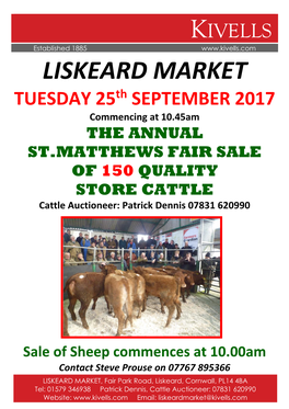 Liskeard Market