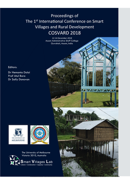 COSVARD 2018 12-14 December 2018 Assam Administrative Staff College Guwahati, Assam, India