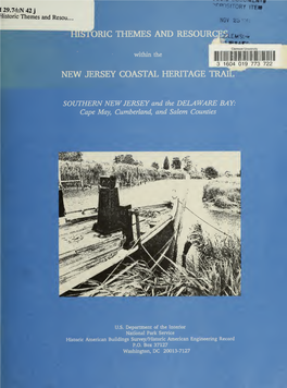 Historic Themes and Resources Within the New Jersey Coastal Heritage Trail : Southern