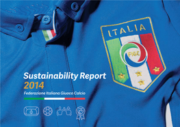 Sustainability Report 2014 Federazione Italiana Giuoco Calcio