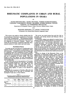 Populations in Osaka