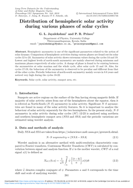 Distribution of Hemispheric Solar Activity During Various Phases of Solar Cycles