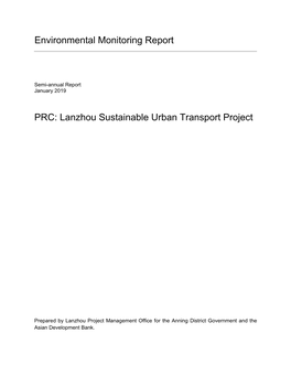 Lanzhou Sustainable Urban Transport Project