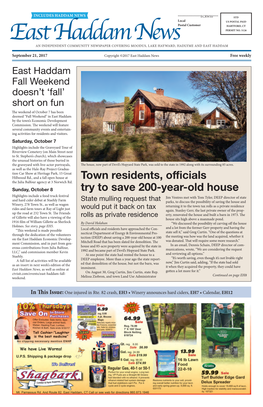 East Haddam News Free Weekly