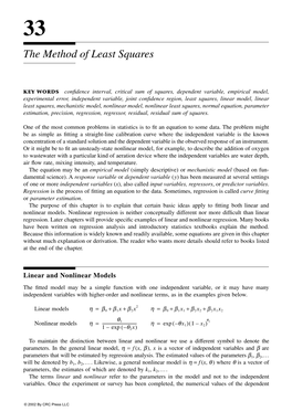 The Method of Least Squares